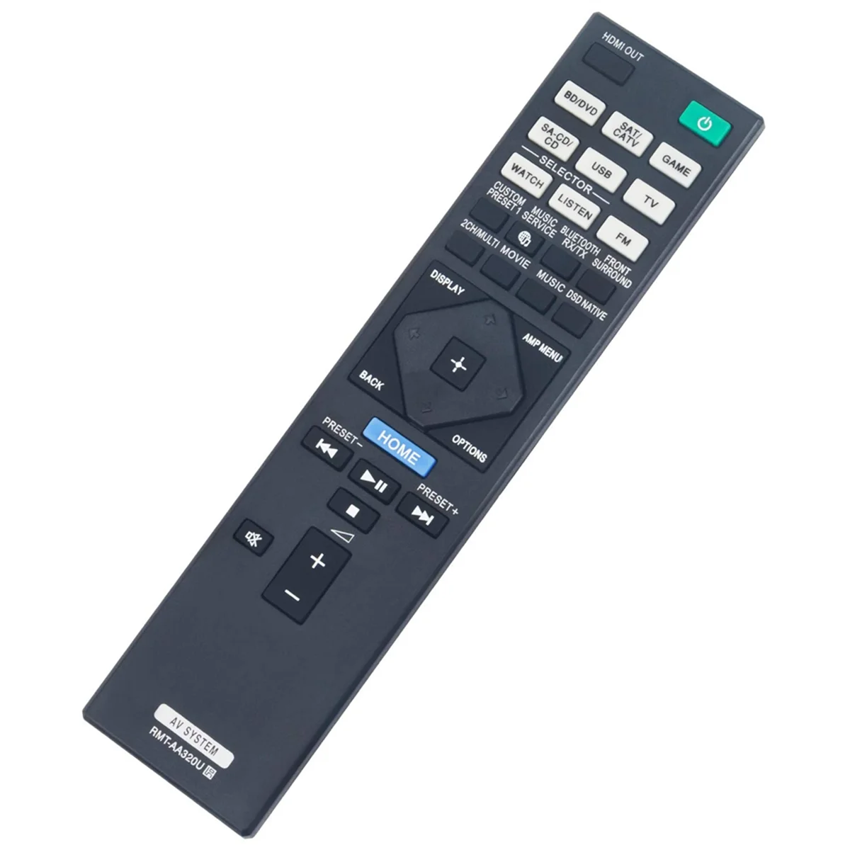 RMT-AA320U RMTAA320U Replacement Remote Control for Sony AV Receiver STR-ZA810ES STR-DN1080 STRZA810ES STRDN1080