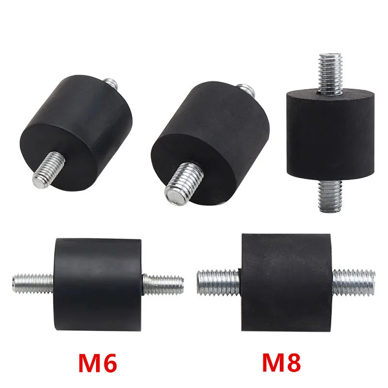 4 pezzi M6/M8 piedino in gomma anti-vibrazione buffer a vite per accessori aria con montaggio a vibrazione in gomma aerea