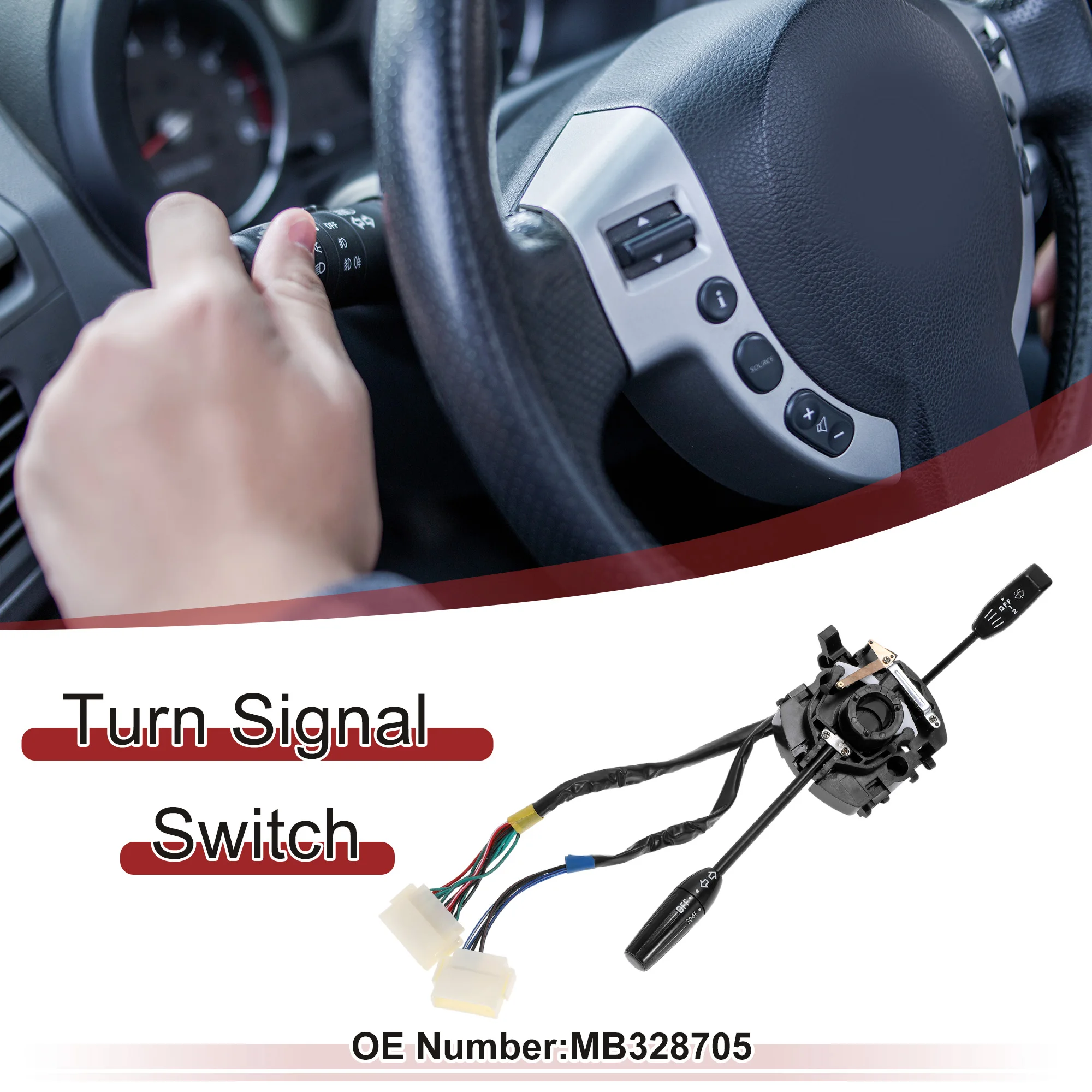 

X Autohaux No.MB328705 Переключатель указателей поворота для многофункциональной комбинации Mitsubishi L300