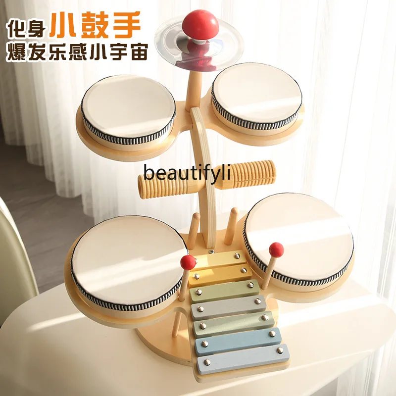 Toy Drum Instrument Children's Drum Baby Percussion Instrument Drummer Percussion Music Teaching Aids