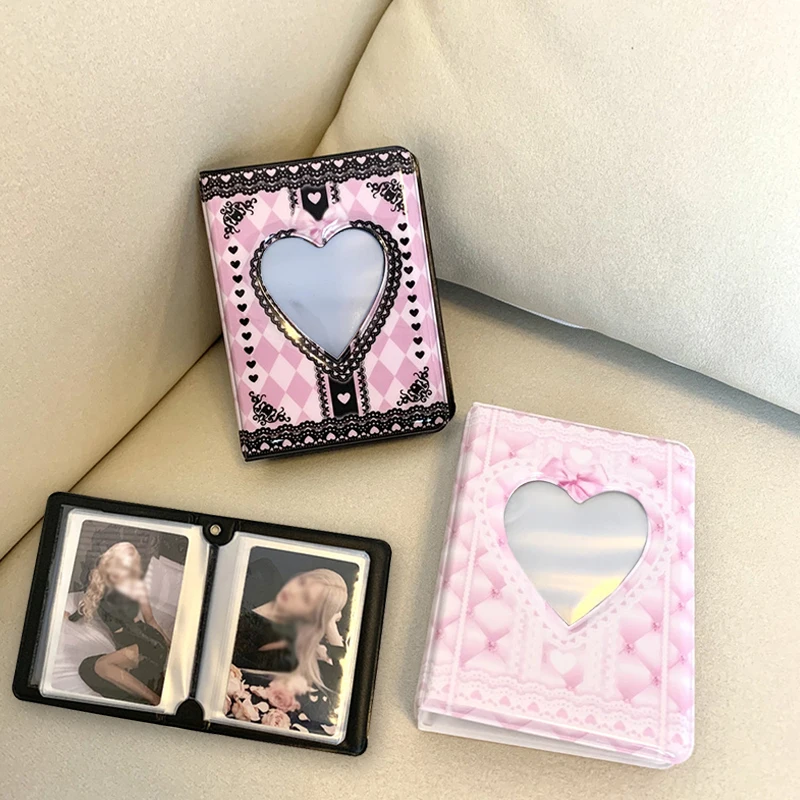 40 Grids INS Photo Album Heart Hollow Star Chasing Storage Album Collection Book Cartoon Photocard Holder Card Binder Case