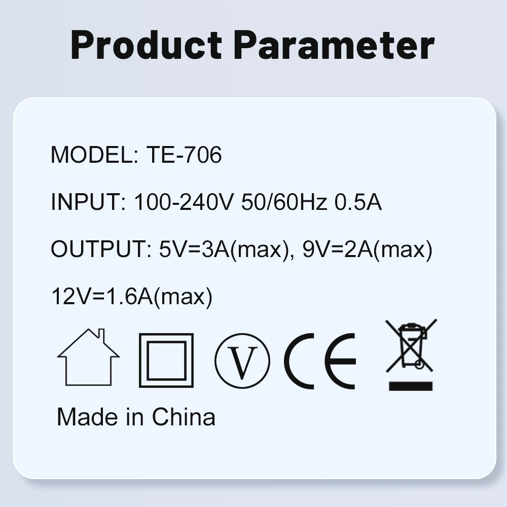 18W 3A Fast Charger USB Charger Quick Charge 3.0 Phone Charger for iPhone for Huawei Samsung Xiaomi 14 Redmi EU US Plug - náhled 6