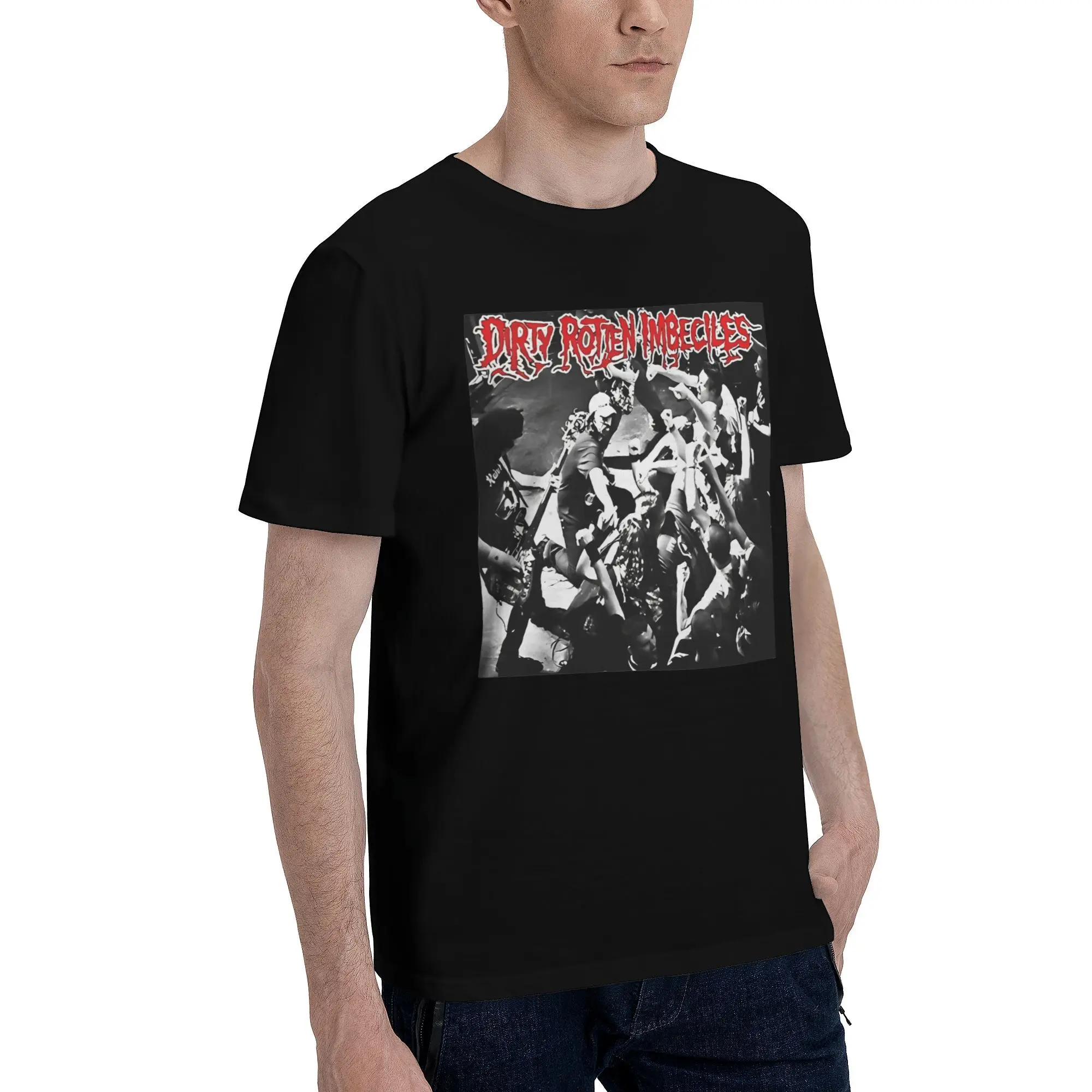 New Arrival Dirty Rotten Imbeciles D.R.I T Shirt for Men Women Live Concert 100% Cotton Tee Shirt Short Sleeve Clothes