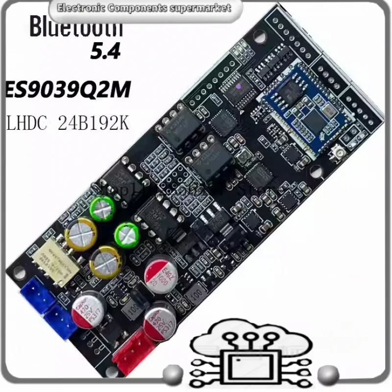 

Плата декодирования ES9039Q2M Bluetooth 5.4 QCC5181 I2S DSD с оптическим и коаксиальным входом, ЦАП