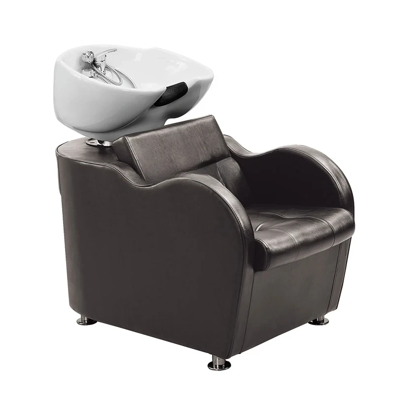 

Sitting Flushing Bed Ceramic Shampoo Basin Shampoo Chair Barber Shop Hair Special
