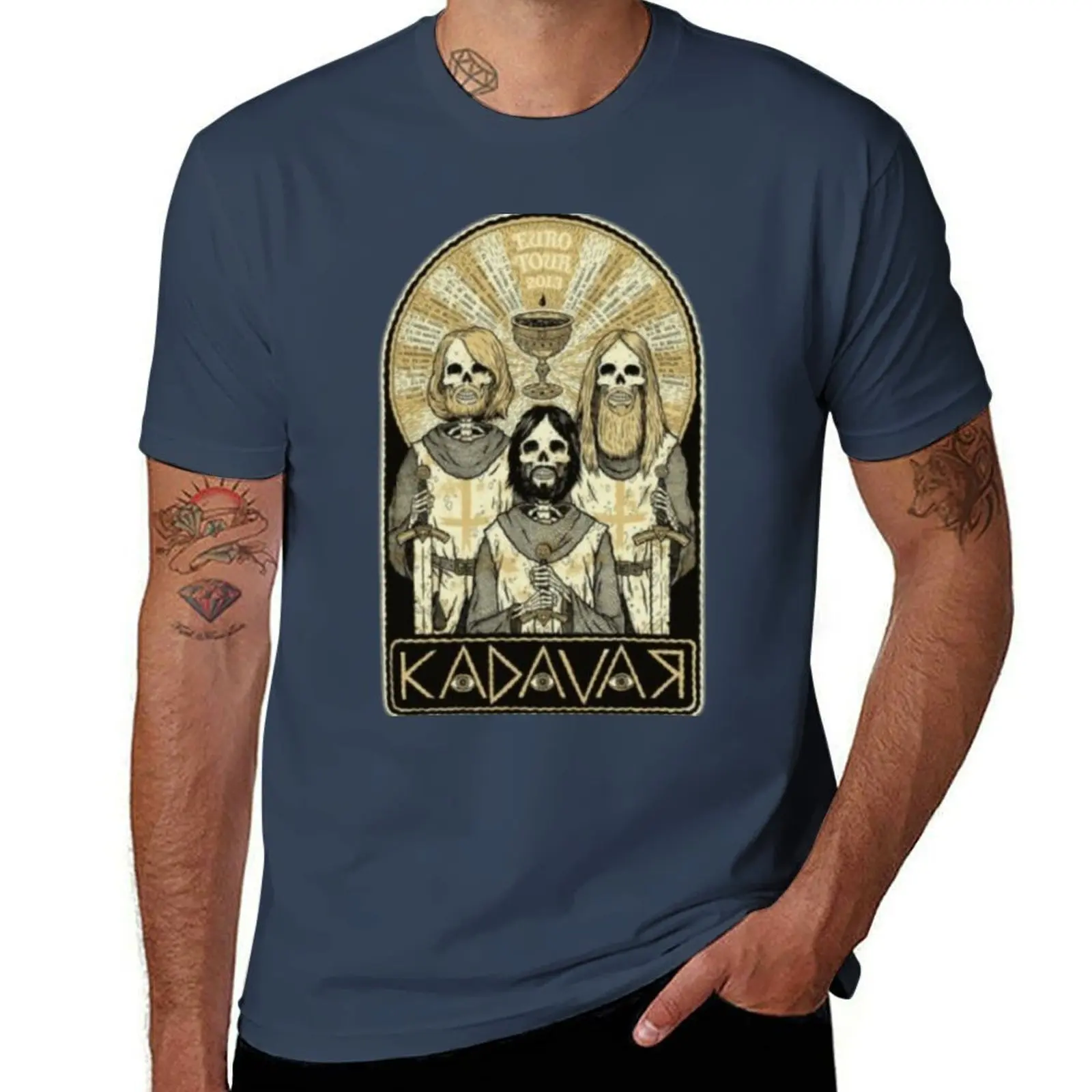 

Kadavar T-Shirt Daily Wear Plain Short Sleeve Shirt