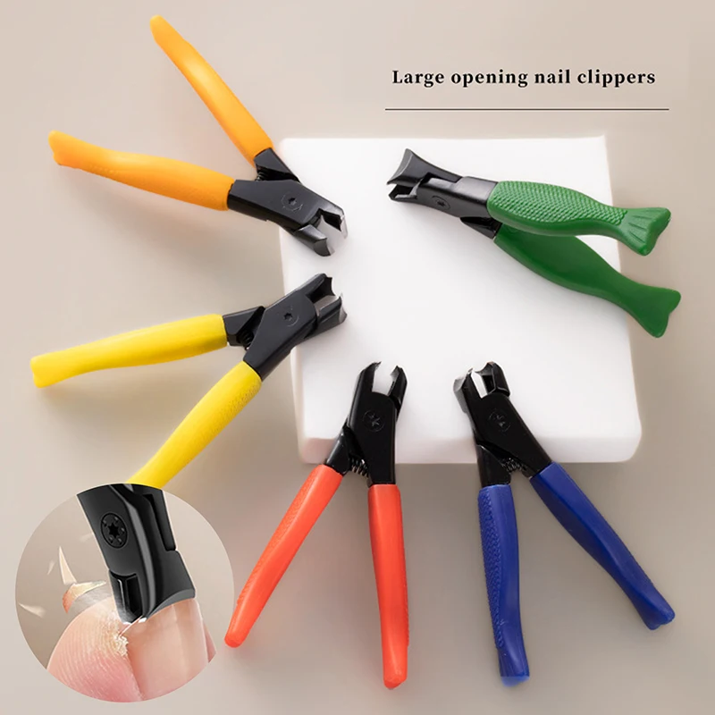 Large Jaw Openning Nail Clipper Thick Hard Nails Special Nail Cutter Stainless Steel Manicure Tools Toe Cutter Trimmer