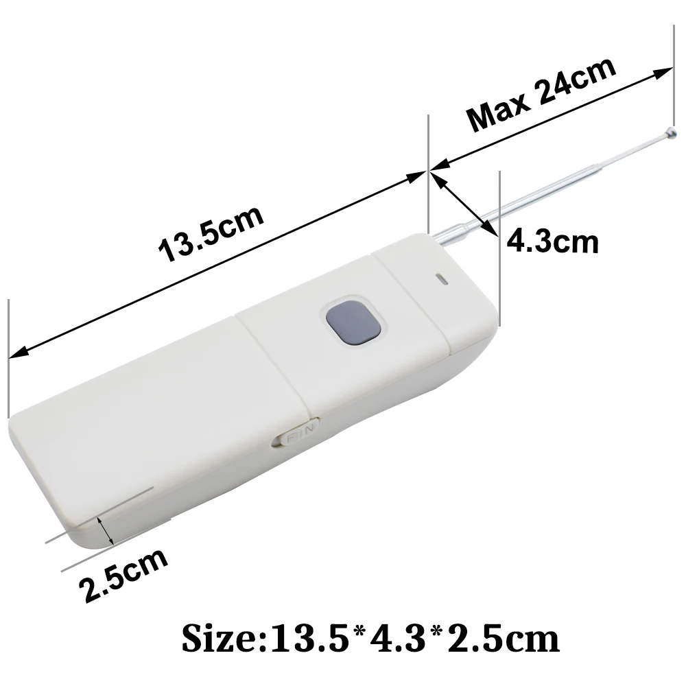 3000m Long Distance Range High Power 1/2/4CH RF Wireless Remote Control Transmitter 433 MHz Relay Switch Light