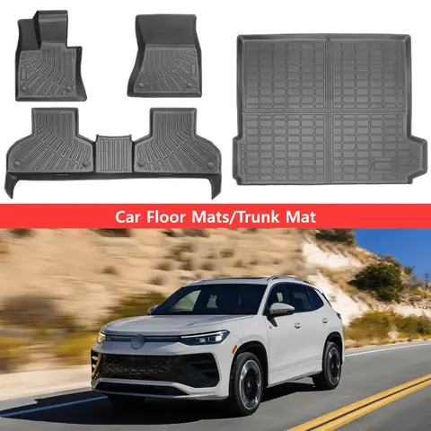 Car Floor Mat For BMW X5 (F15) 2014-2018 Car All Weather Floor Mats+Trunk Mat TPE Cargo Liner Non-slip interior Carpet Cover