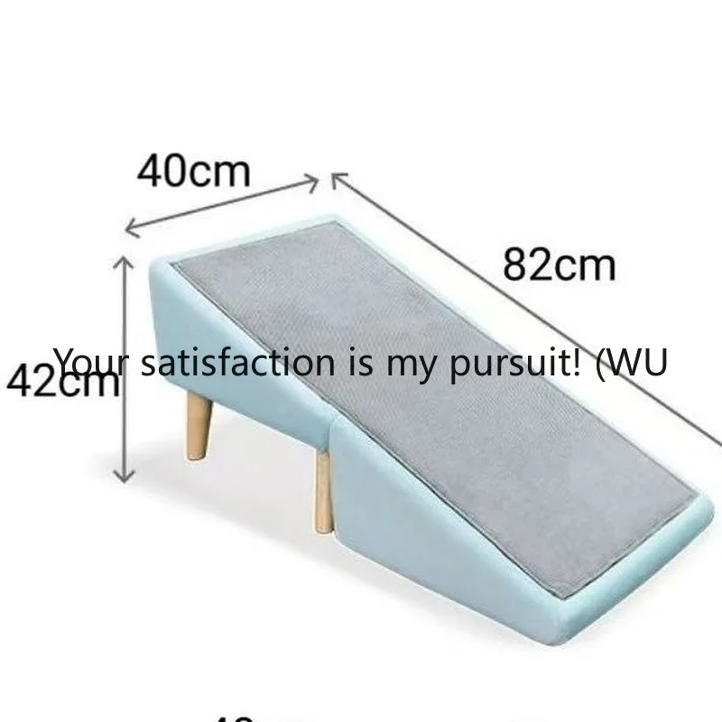 ZOCI-Multifunctional pet cat sends trendy support color pad dog random small square stool ladder pet wooden