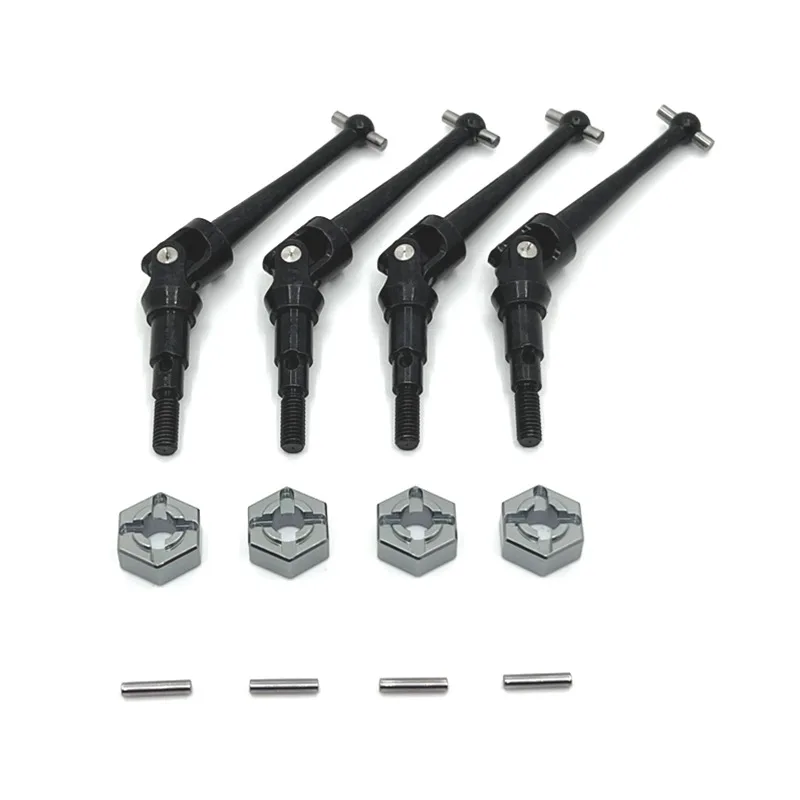 โลหะไดรฟ์เพลาและ 12 มม.สําหรับ MJX 14209 14210 16207 16208 16209 16210 H16 RC รถอัพเกรดอุปกรณ์เสริมอะไหล่