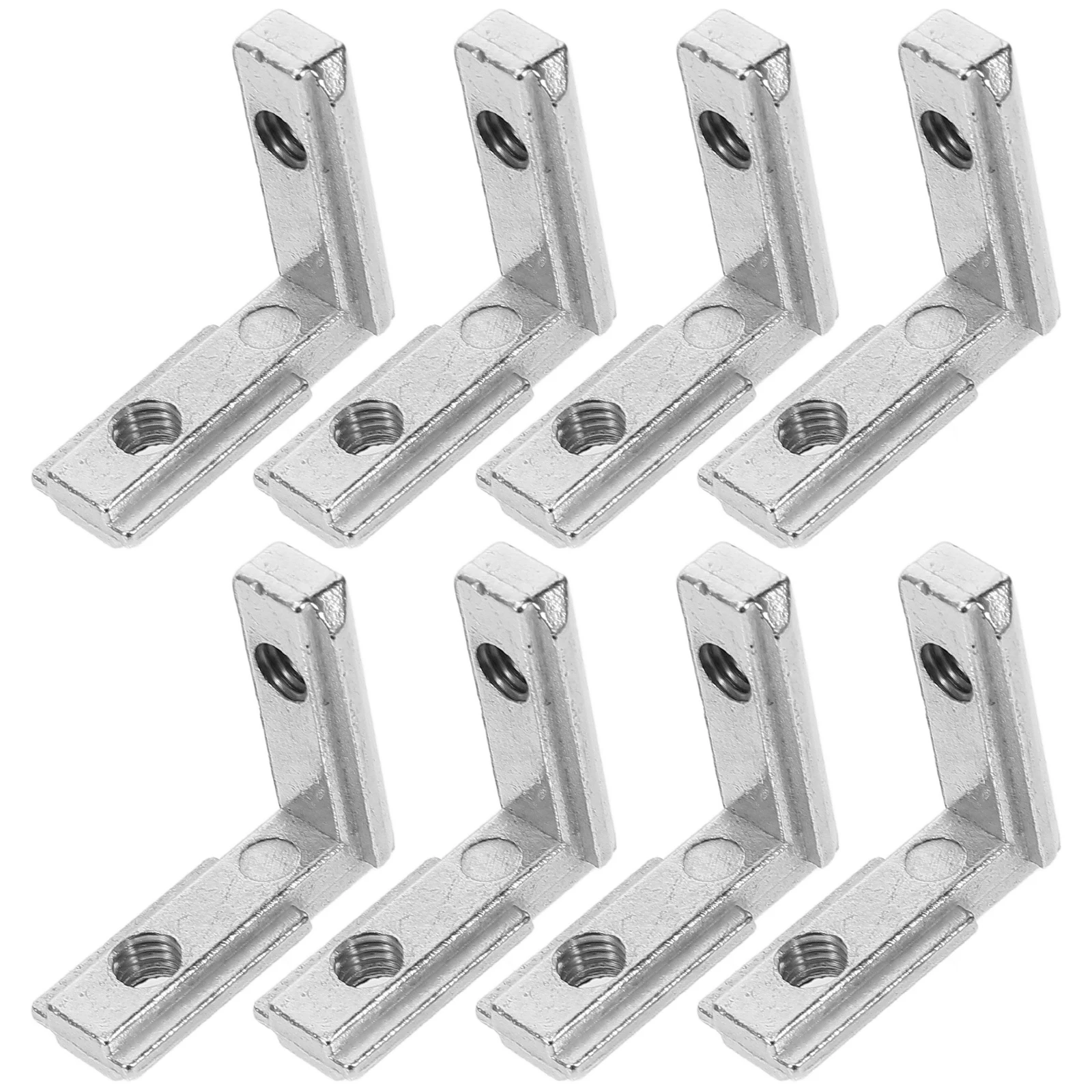 

20 set Zinc Alloy Extrusion Corner Connector L 2020 Series Concealed Shelf Support Bracket Durable 90 Degree niture Corner