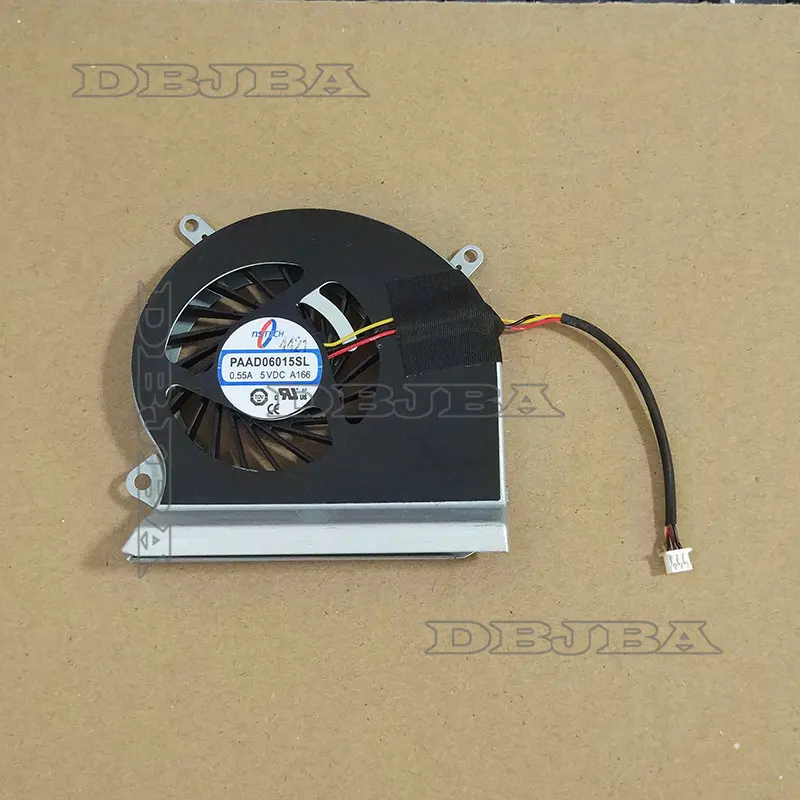 CPU Cooling Fan For MSI GE60 16GA 16GC E33-0800401-mc2 PAAD06015SL A166 5v 0.55a 3pin fan