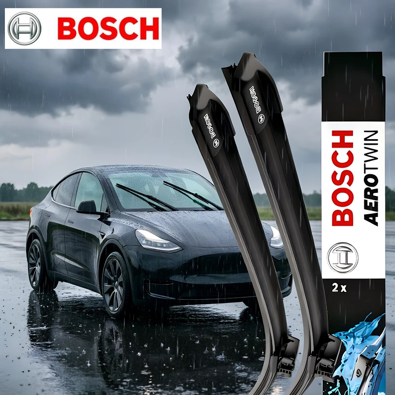 BOSCH Aerotwin Scheibenwischerblätter für die Frontscheibe, geeignet für Tesla Model 3, Model L, ModelS, ModelYL, leise und sanfte Reinigung