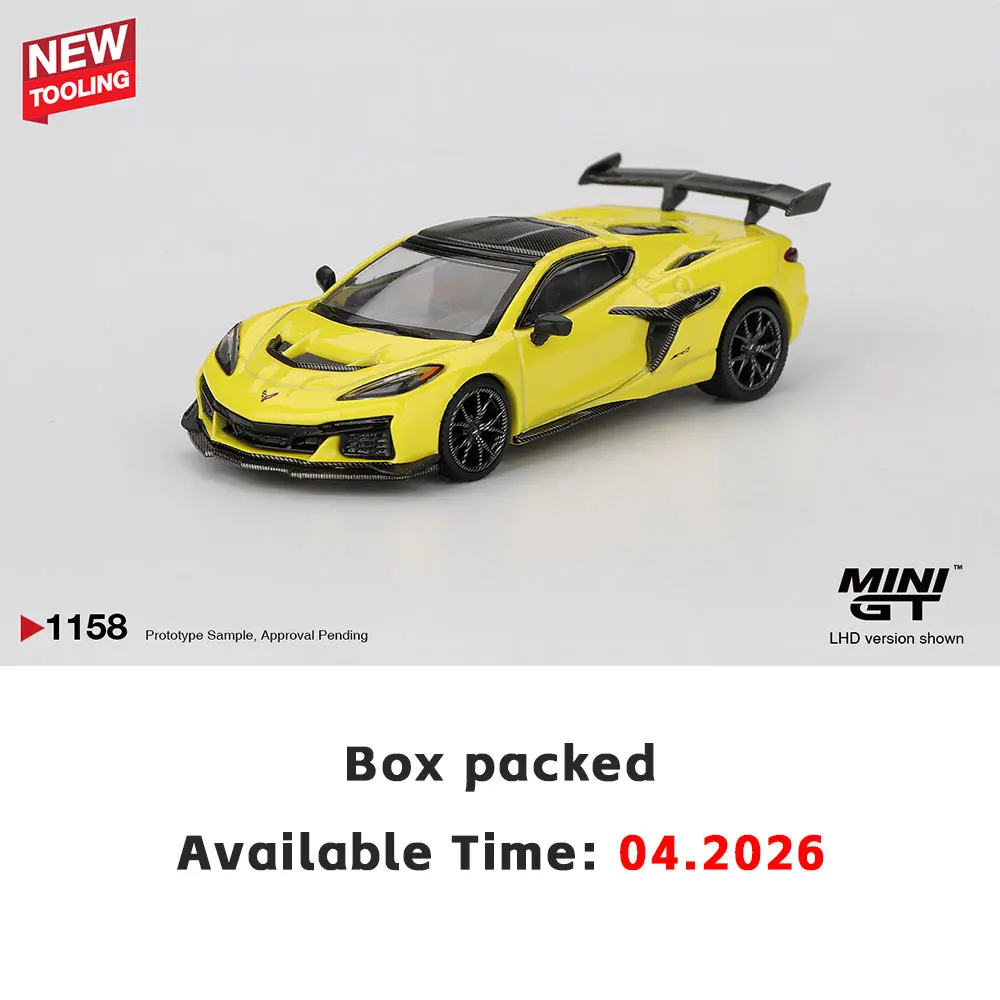 PreSale MINIGT 1/64 Diecast Model Car Chevrolet Corvette ZR1