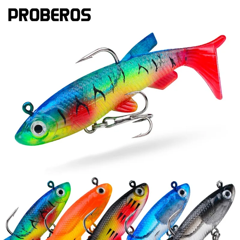

Lure 7.5cm 13.5g Leaded Soft Bait Sea Bass Boat Fishing Bionic ArtificialT-tail Fishing Accessories