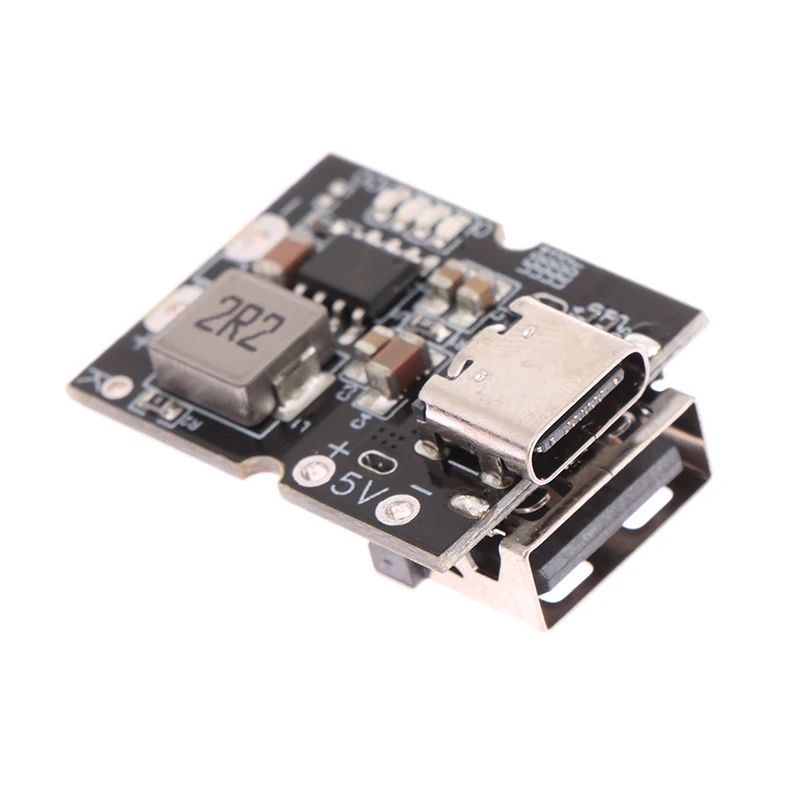 【Type-C USB 5V 2A Boost Converter Step-Up Power Module Mobile Power Bank Accessories LED Display USB For DIY Charger】
