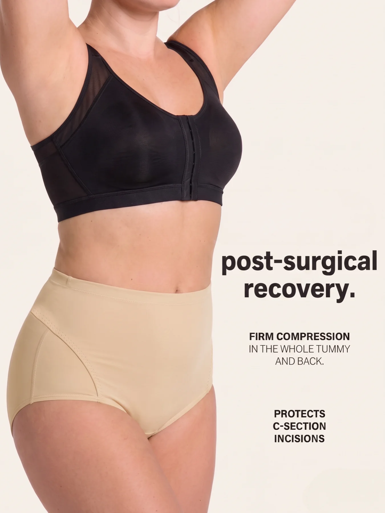 Women Tummy Control Shapewear Bodysuit Waist Cincher Side Velcro Dual Compression Body Shaper Slimming Underwear