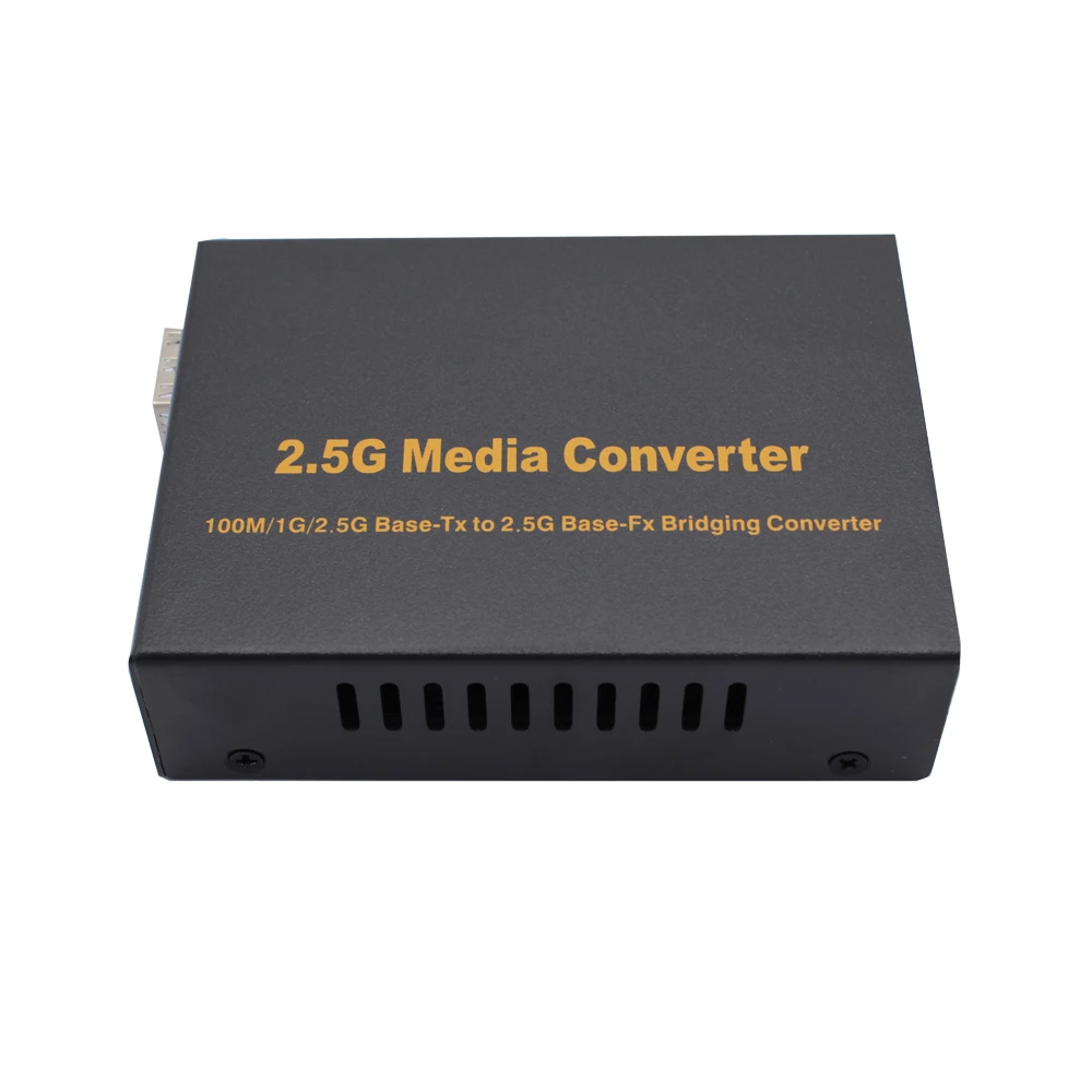 OEM 2,5G SFP RJ45 Медиаконвертер 2,5 Гбит/с UTP в SFP Оптический медиаконвертер DC12V