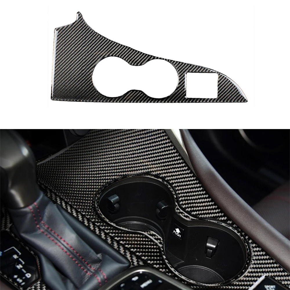 

Cup Holder Panel Decoration Cover Sticker Decal for Lexus RX300 270 200T 450H 2016-2019 Car Accessories Carbon Fiber