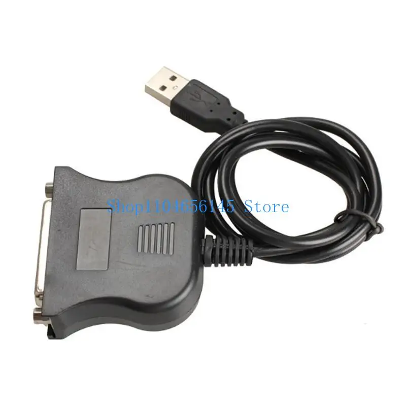 

5asd USB to DB25 25Pin Parallel Adapter Cable to 1284 Printer Wire Replacement