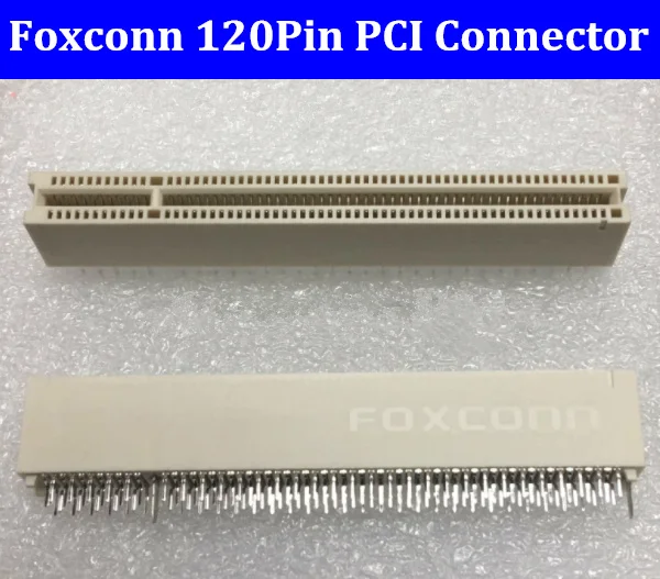 100pcs/lot High quality Original PCIE PCI-E PCI 120P 120Pin 120-Pin 4X30 Connectors Computer desktop Slot Sockets for FOXCONN