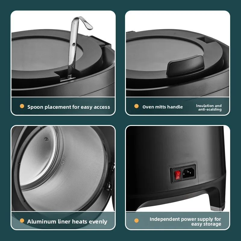 304 warm soup pot, buffet heat preservation pot, stainless steel warm soup stove
