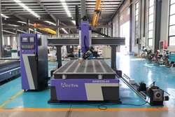 AccTek Wood CNC Router 3D Carving Cutting Machine 1500*3000mm 2000*3000mm ATC 10 Tools Furniture Line Production 3/4/5 Axis