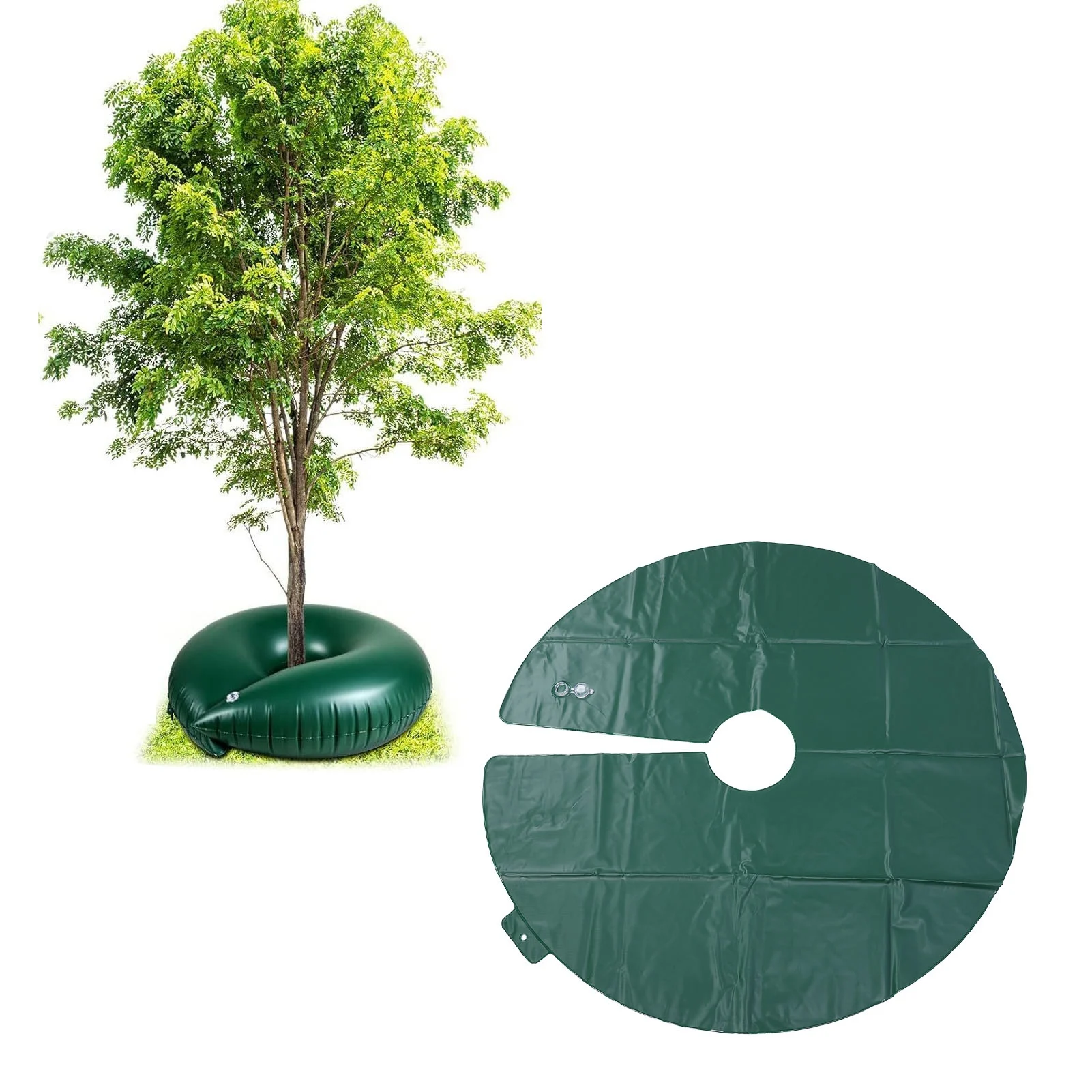 

1 шт., 60 см, сумка для полива деревьев, 10 галлонов, многоразовый ПВХ мешок для капельного орошения для посадки, садоводства