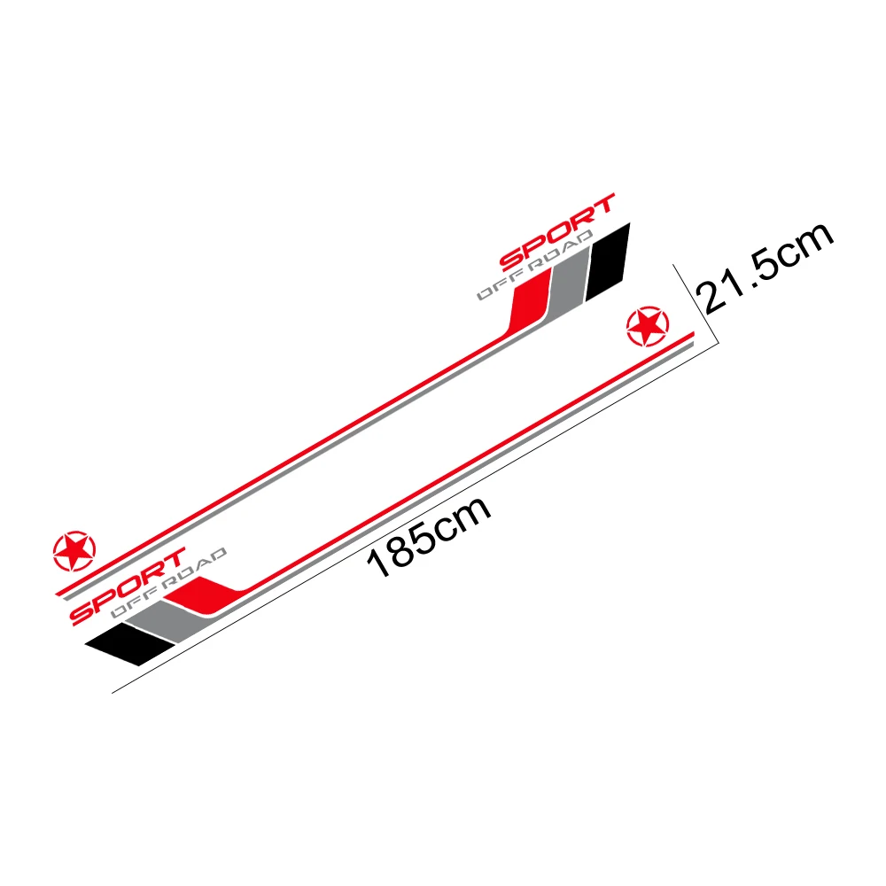 

For Audi Q7 4M 4L 2020 2007 2018 2016 2017 2021 Car Side Door Graphics Sticker Trims Sport Off Road Decals Exterior Accessories