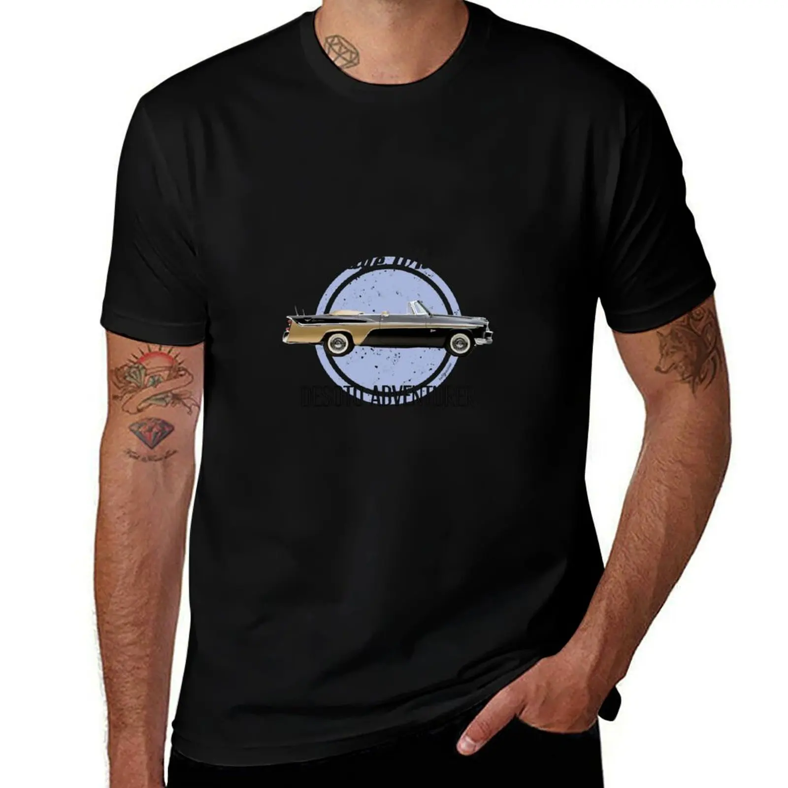 

Vintage Wheels - DeSoto Adventurer T-Shirt quick-drying aesthetic clothes Anime t-shirt anime tshirt luxury clothes men