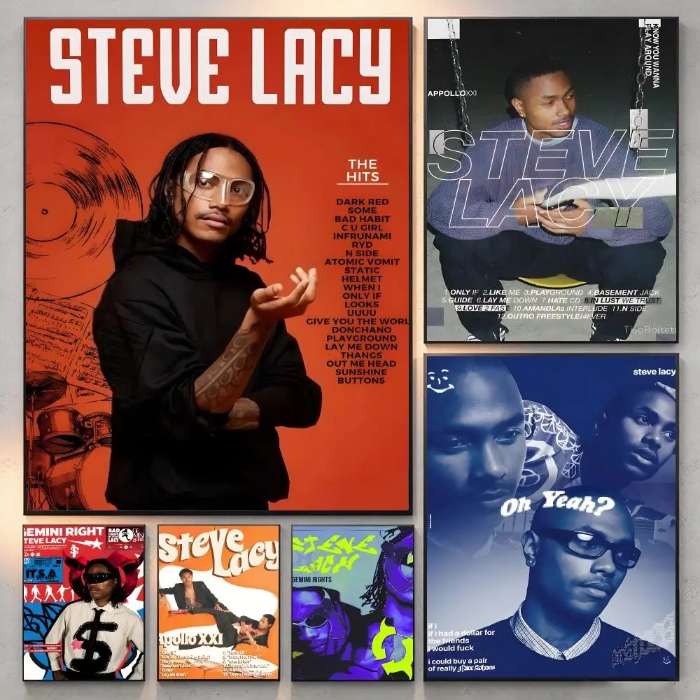 Singer Rnb Steve Lacy Poster Current Style Home Wall Art & Sleek Living Space Accents