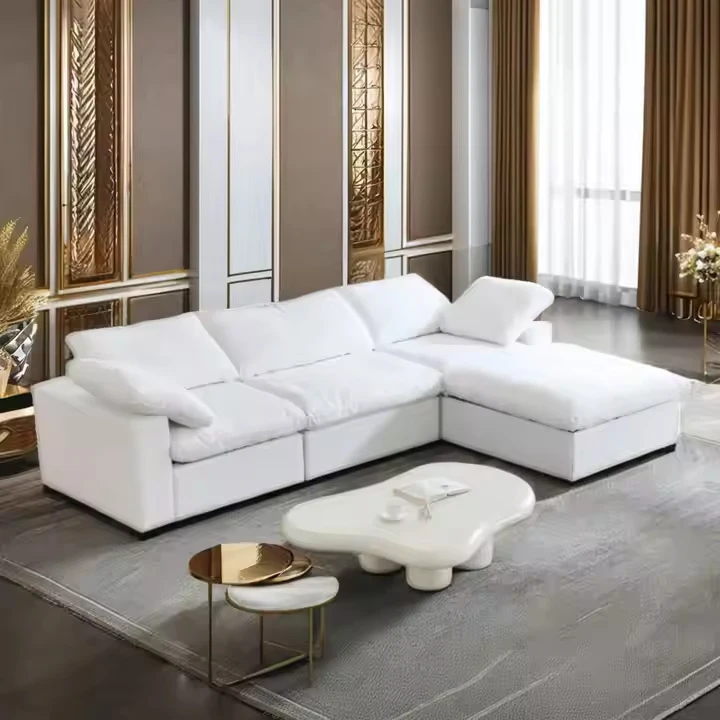 #   Stoff-Sofagarnitur Wohnzimmermöbel Nordischer Stil Moderne Wohnzimmer-Couch Komfortables Sofa-Set für Zuhause im Angebot