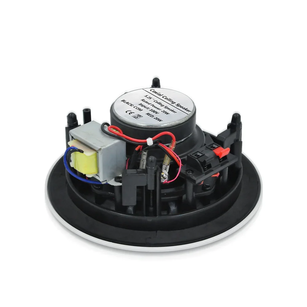 5-дюймовый потолочный динамик 10W HiFi стерео безрамный громкоговоритель система общего оповещения домашний кинотеатр фоновый музыкальный настенный громкоговоритель