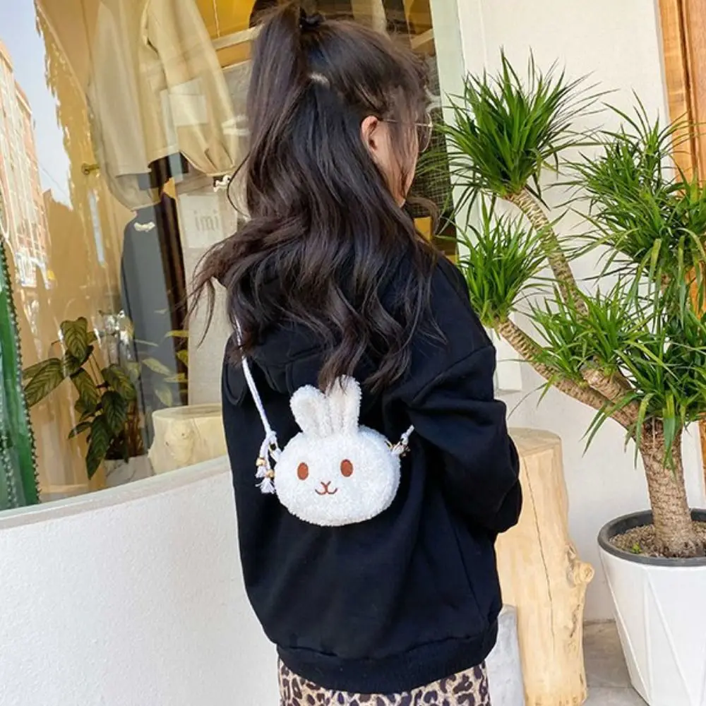Leuke meisjes portemonnees nieuwjaarscadeau rits grappige messenger bag crossbody tas munten tas konijn schoudertas