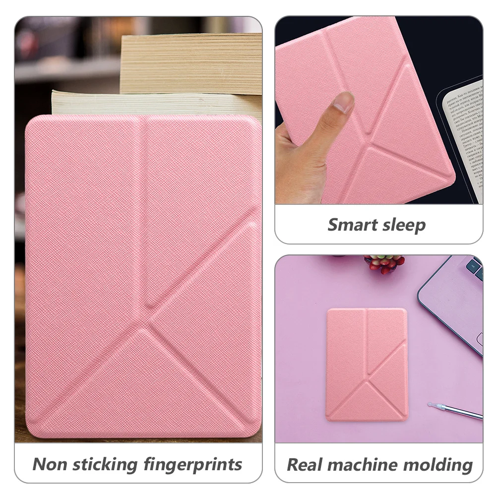 

E-Book Protective Cover Smart Shell Auto Sleep Wake Function Pattern Protective Case Waterproof Scratch-Resistant Compatible