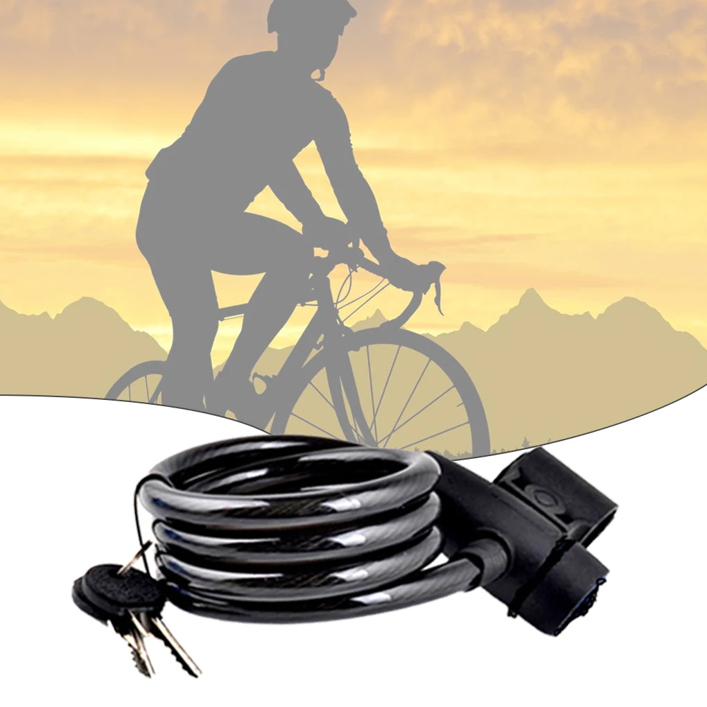 Bike Cable Lock Protective Accessories Wheel Stopping Device Anti-theft Locks