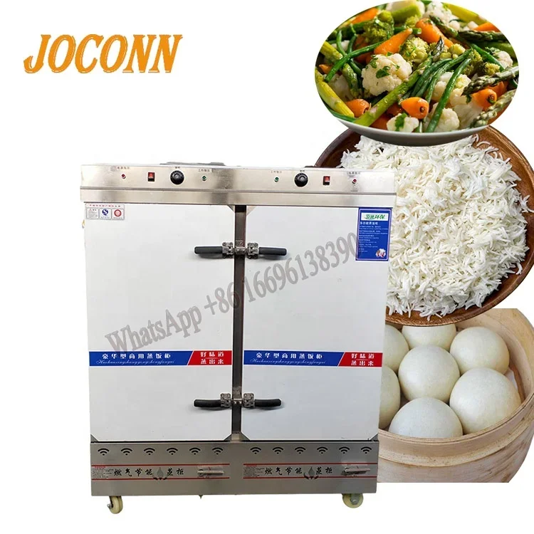 

High Efficiency Gas Rice Food Steamer for Restaurant Seafood Steamer Cooker Steaming Cabinet Manufacturer