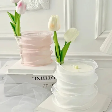 10 ярдов/рулон шифоновой шелковой ленты, органзы, атласа для самостоятельного изготовления, упаковки подарков, украшения, свадебных букетов, венков, швейных принадлежностей зеленая атласная ткань отзывы - №2