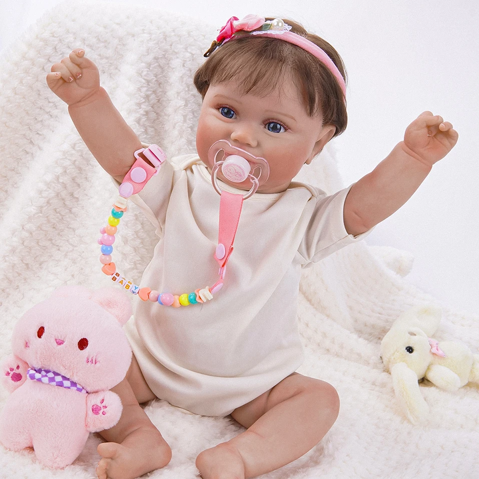 Wholesale Inch Shoes Mold With Accessories 18 Inch High Quality Lifelike Reborn Baby Dolls Newborn Baby Doll