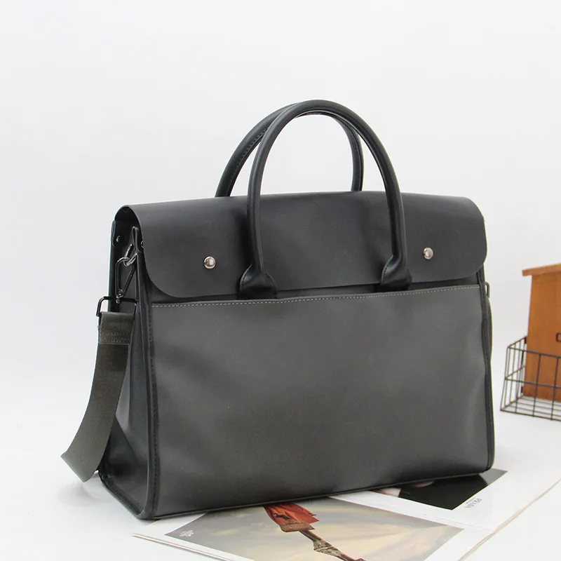 Valigetta da uomo d'affari Borsa a tracolla in pelle Pu per uomo Borsa a tracolla per computer a tracolla di marca Borsa per computer da avvocato maschile Borse di lusso