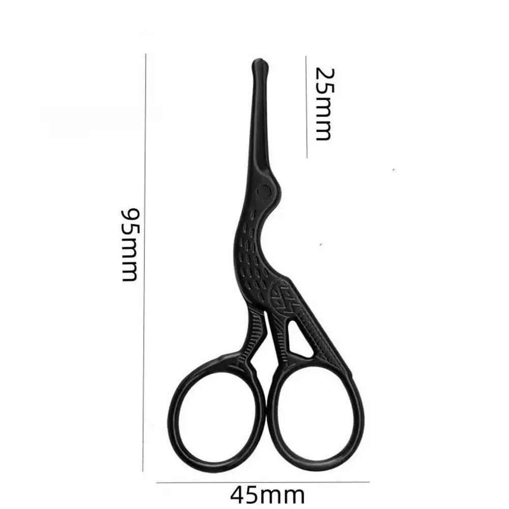 1PCS Round Tip Nose Scissors Nose Hair Trimming Scissors Round Head Nose Hair Cutting Man Facial Hair Scissor Makeup Beauty Tool