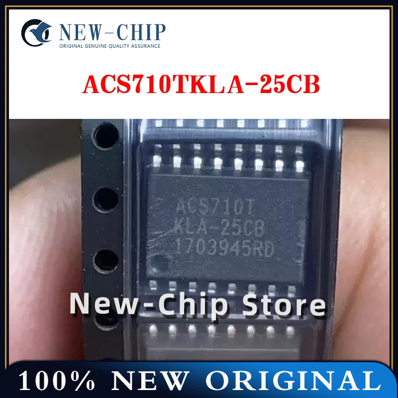 Nova energia máquina de carregamento, fluxo Sensor Chip, Original, ACS710TKLA-25CB, ACS710T, SOP-8, 5-50pcs por lote