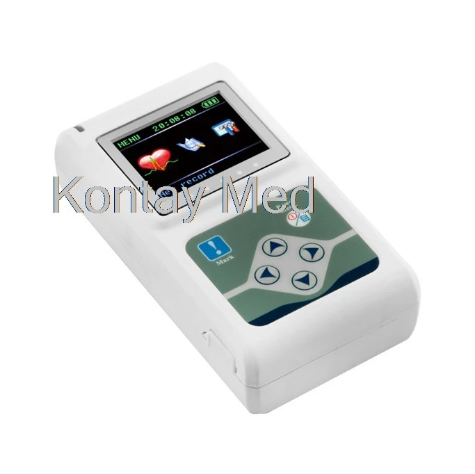 TLC9803 ECG 3 Channel Holter ECG System + PC Software 24 Hours Recorder Dynamic 3-lead ECG Systems