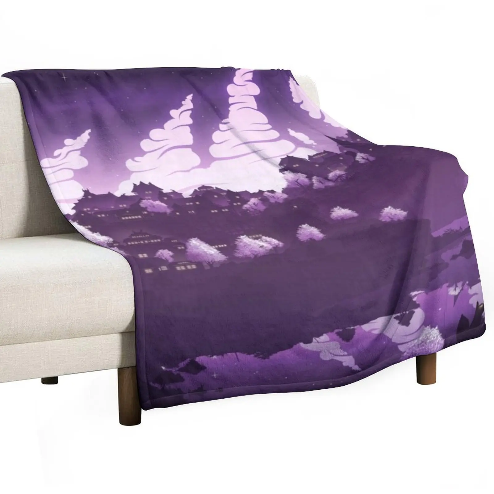 

Visions of Inazuma Throw Blanket Blankets For Sofas Sleeping Bag Thermal Sofa Quilt Blankets