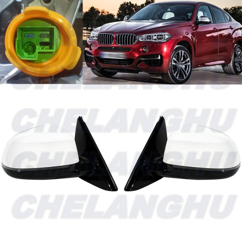 

Зеркало с подогревом для BMW X6 F16 2014 2015 2016 2017 2018 1 пара, 5 контактов