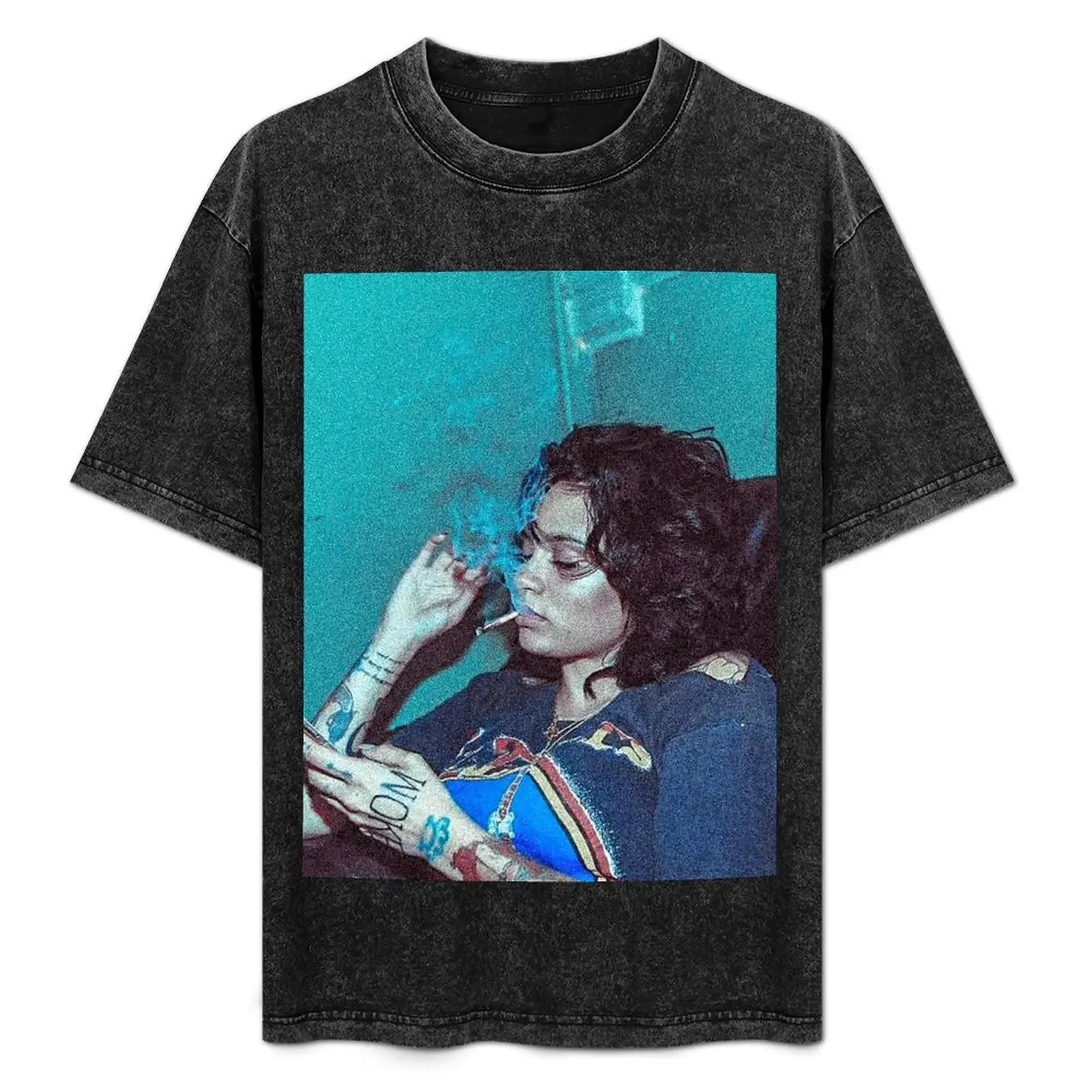 

Kehlani Smoking T-Shirt Blouse anime clothes blanks Men's t-shirts