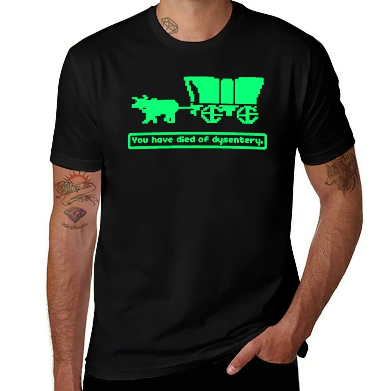 

You Have Died Of Dysentery T-Shirt custom t shirt affliction shirts custom t-shirts designer t shirt men