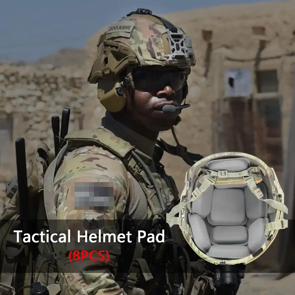 Fma-وسادات بديلة للخوذة التكتيكية ، وسادات الرغوة ، وفوم الذاكرة ، لمادة الادسنس ، والصيد ، و cp ، والسريع ، و mh ، والملحقات #6
