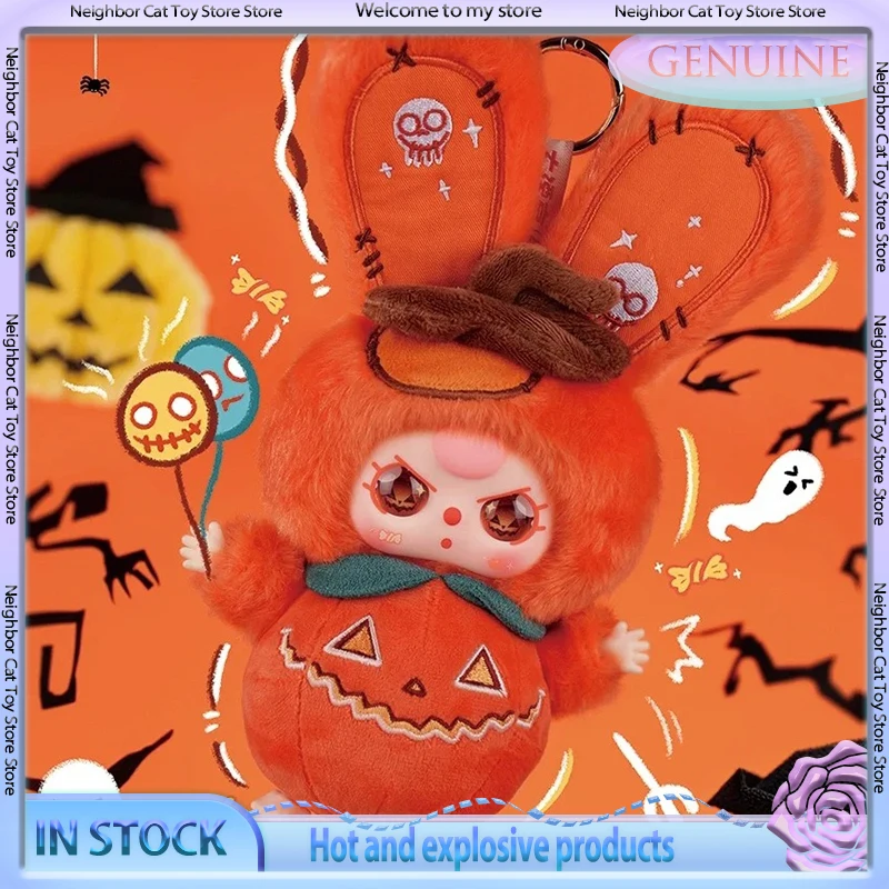 

Новинка в наличии Baby Three Halloween Castle Adventure слепая коробка милая плюшевая кукла настольное украшение мультфильм аниме подарок на Хэллоуин